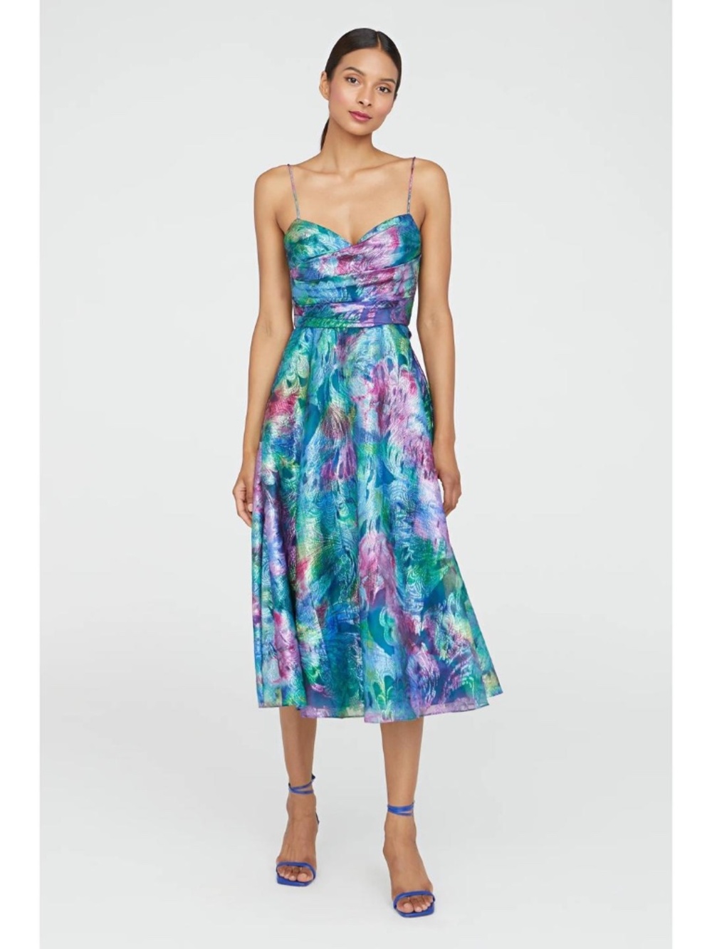 NWT Theia Allegra Draped Cocktail Dress - size 4